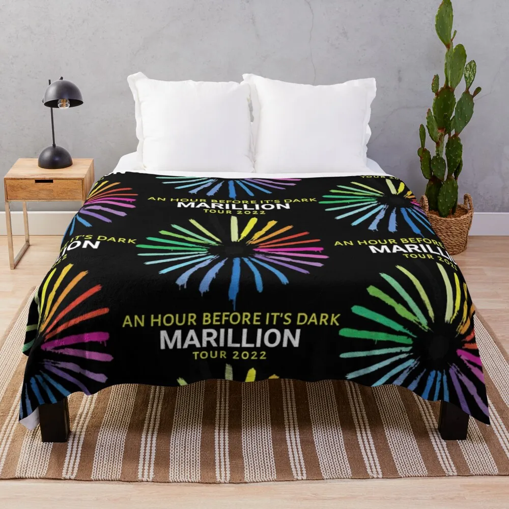 

MARILLION TOUR 2022 Throw Blanket Bed covers blankets and throws Tourist Blanket For Sofa