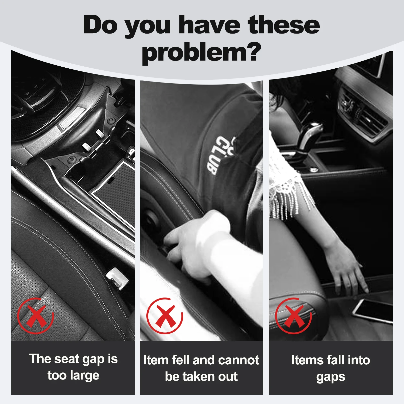 1 Pair Car Seat Gap Filler Str - đánh giá và giá Interior Design Styles