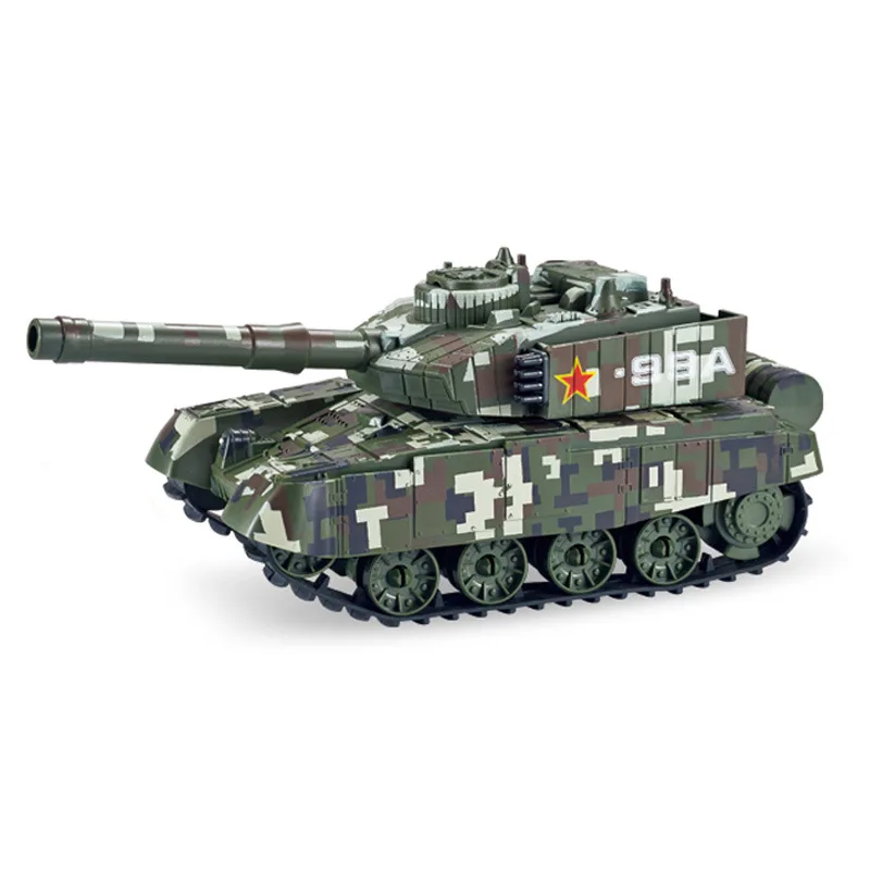 Large Remote-controlled Tank Charging Tracked Armored Vehicle Boy Military Model Cannon Tank Birthday Toy Gift