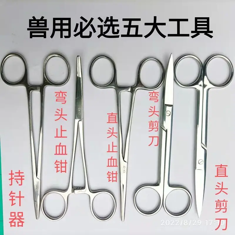 Tools For Cats And Dogs Pig Cattle Sheep Horse Tools Daquan Sewing Needle And Thread Pet Use, Etc