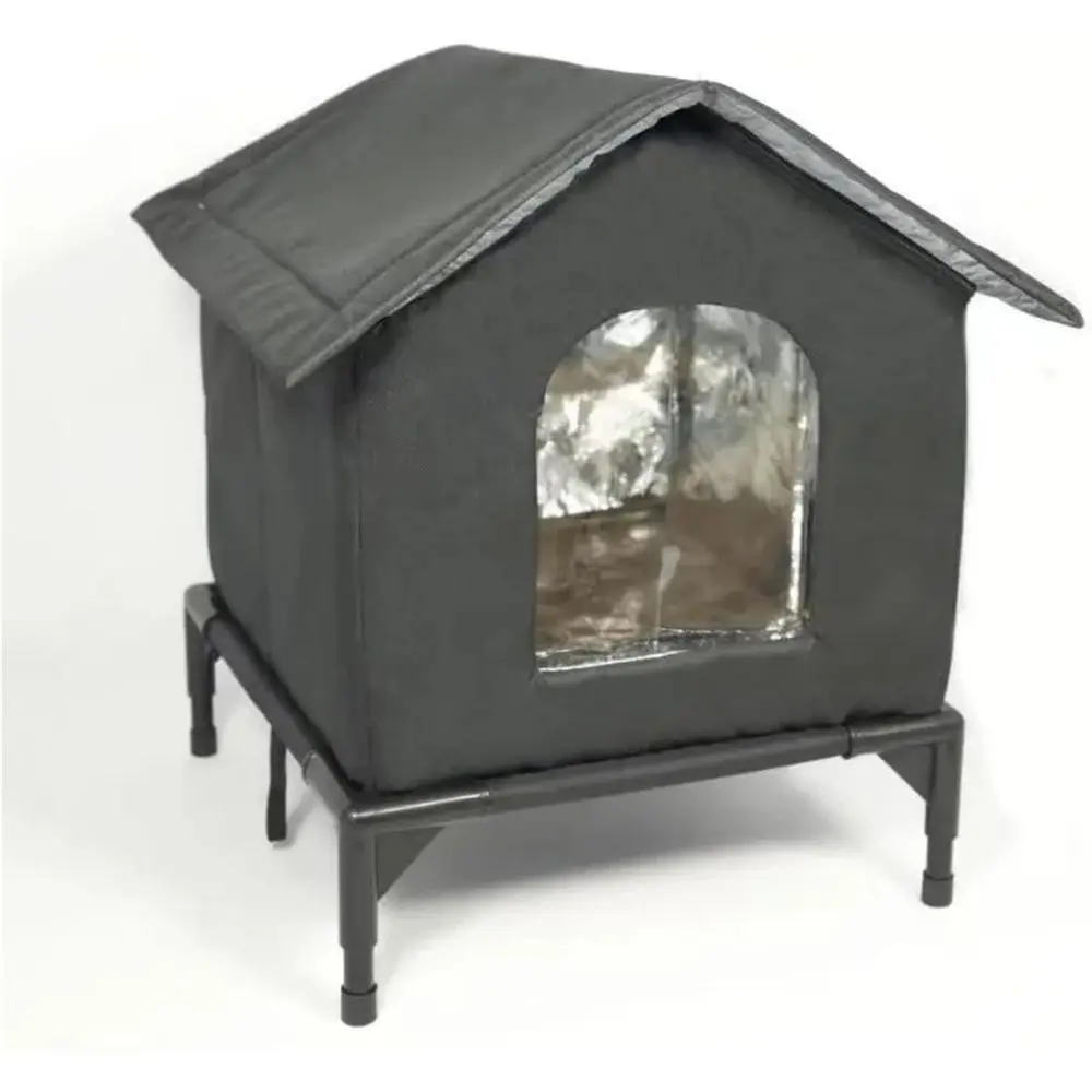 

Зимний теплый уличный домик для домашних животных для бродячих кошек и собак, моющийся, 1 шт., 38x40x47 см