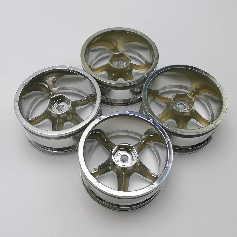 4pcs 3/6/9mm Offset RC Car 1/10 Scale Plastic Wheels Rims Drift On road Touring Model Hobby