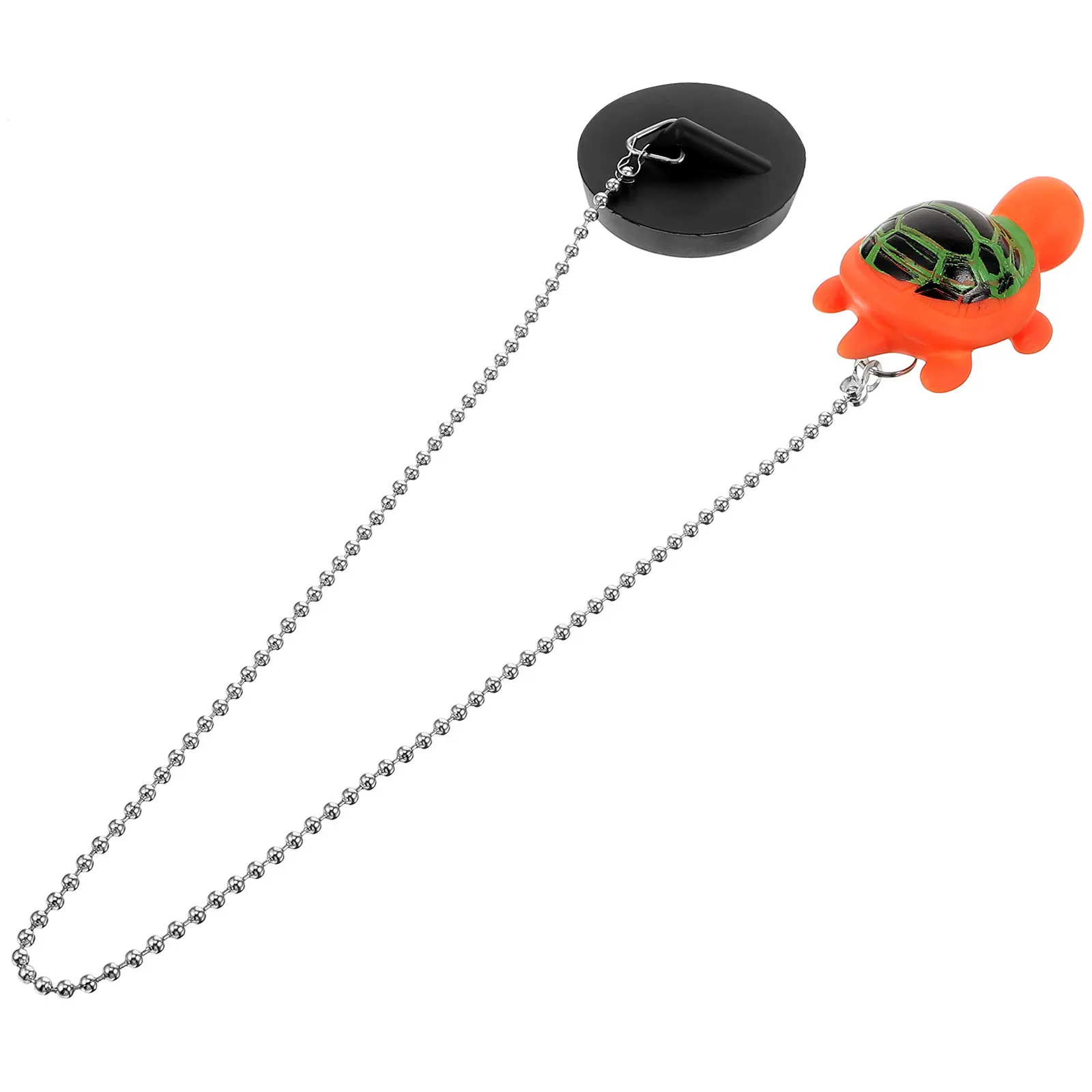 Chain Water Stopper Rubber Tub Plug Turtle Style Bath Drain Stopper Universal Plug for Bathtub Sink Bathtub Stoppers