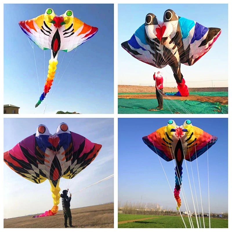 

free shipping large kite flying ray fish kite for adults kite devil kite inflatable kite avatar weifang albatross kites factory