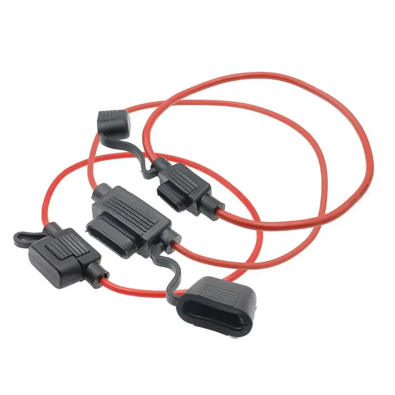 Waterproof In-Line Fuse Holder Mini Blade 32V 50A Automotive Fuse Socket With Disconnect Switch
