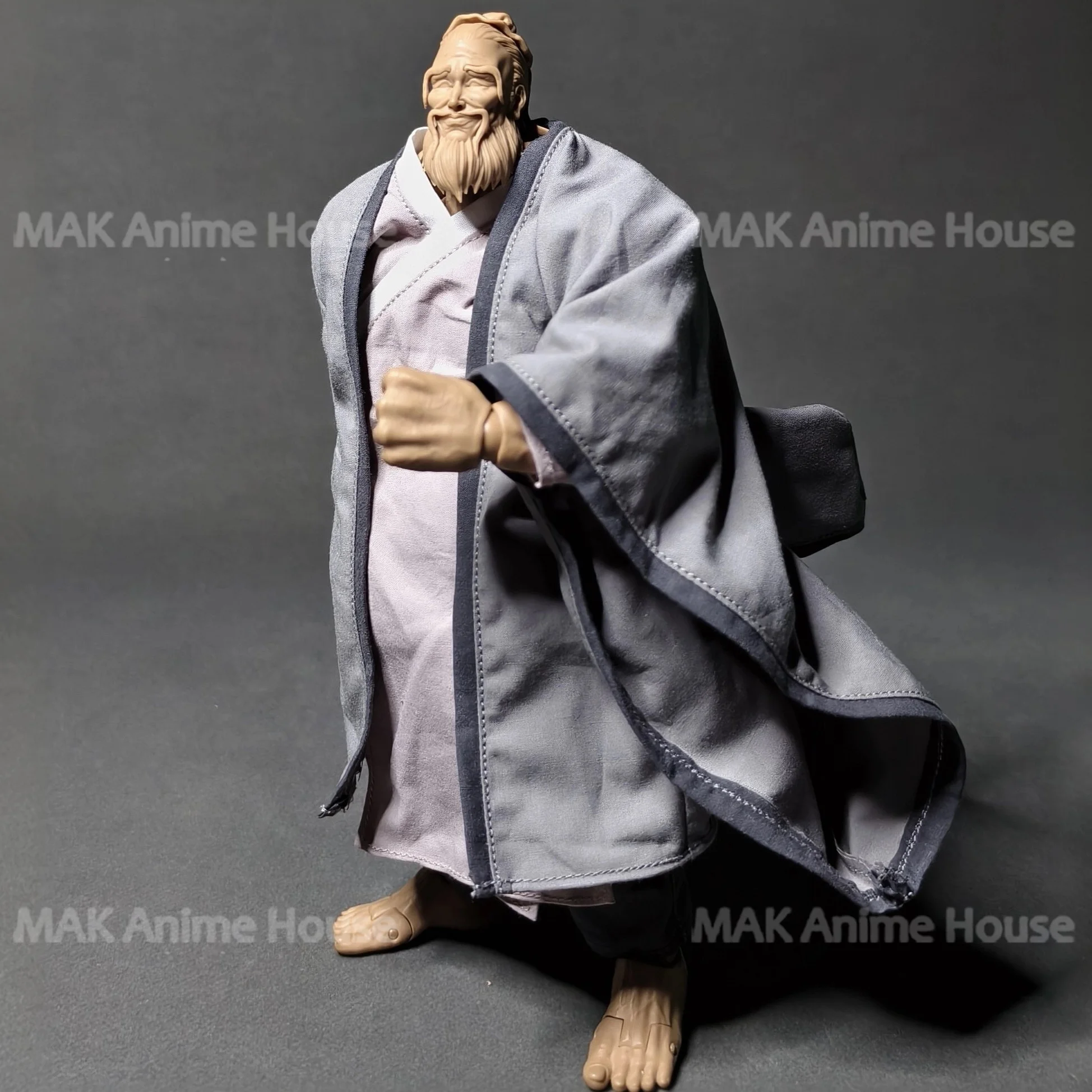 1/12 루즈형 공자 슈트 재킷 롱 셔츠 모델 6인치 로만키 UMS003 빅 가이 남성 군인 액션 피규어 강한 몸매 인형