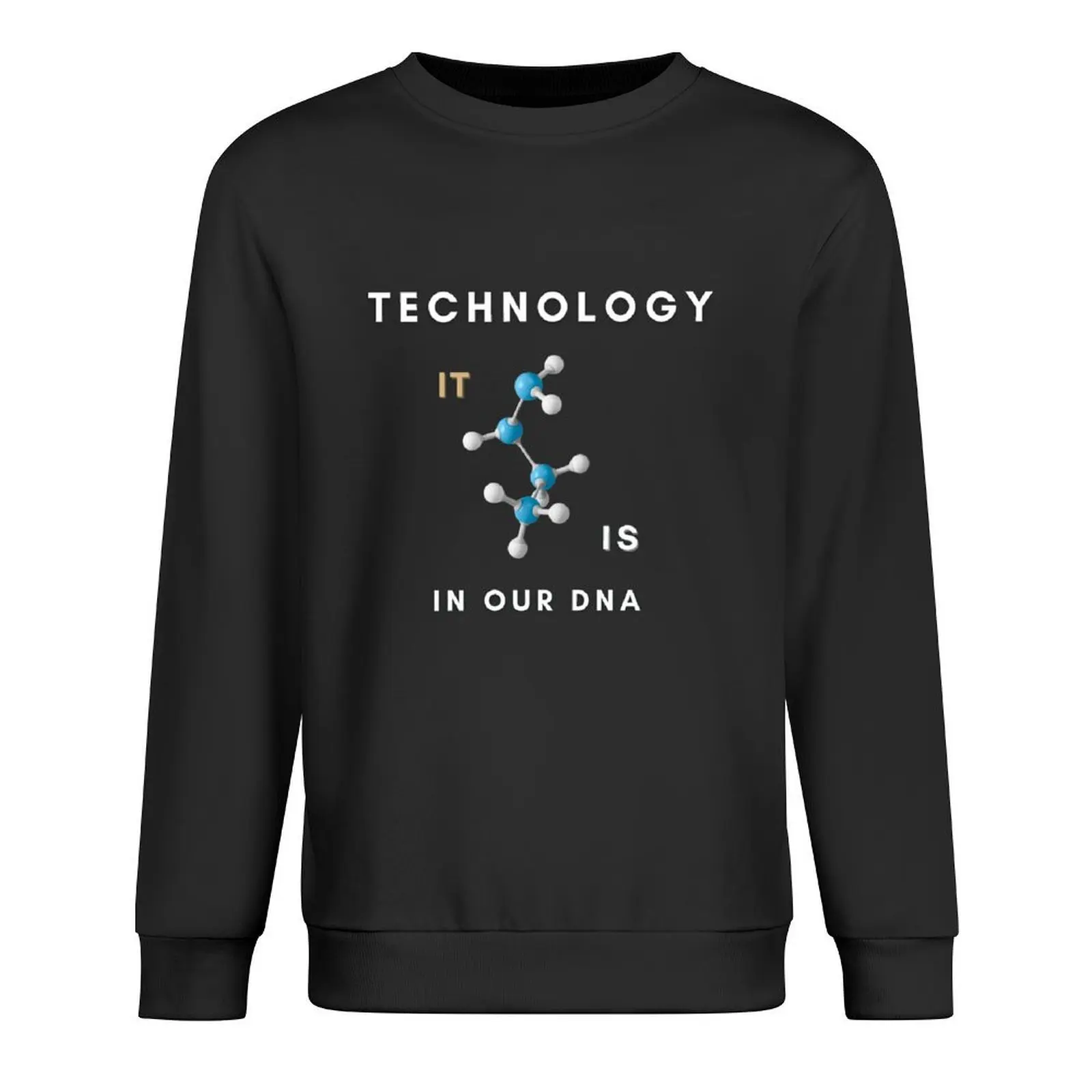 

IT vs IS for Tech Geeks Pullover male clothes autumn new products men's winter sweater men's coat sweatshirt men