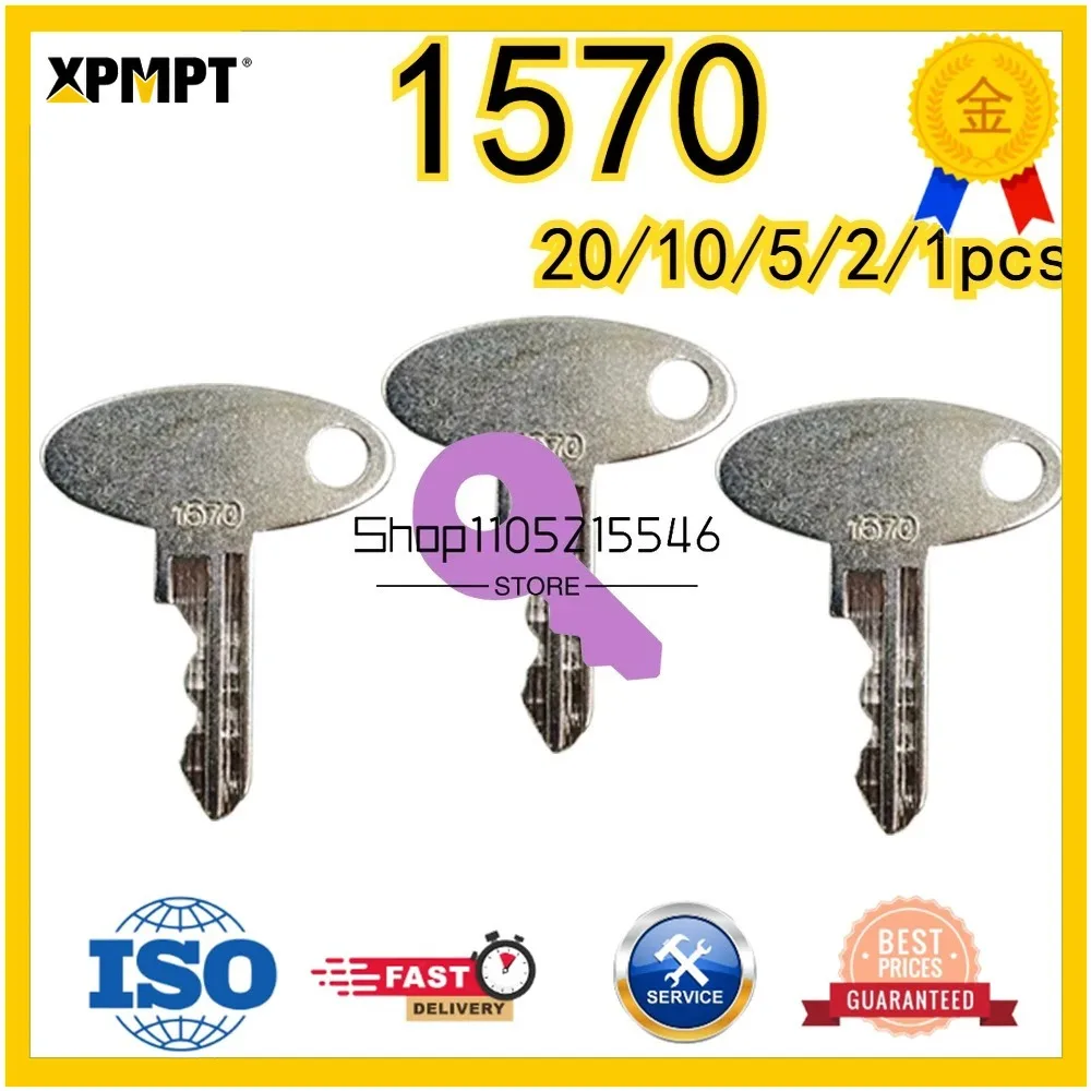 20/10/5/2/1pcs New 1570 5252 Keys  Eli80-0089 Ignition Key Fits for F Sakai Massey Ferguson Tractor