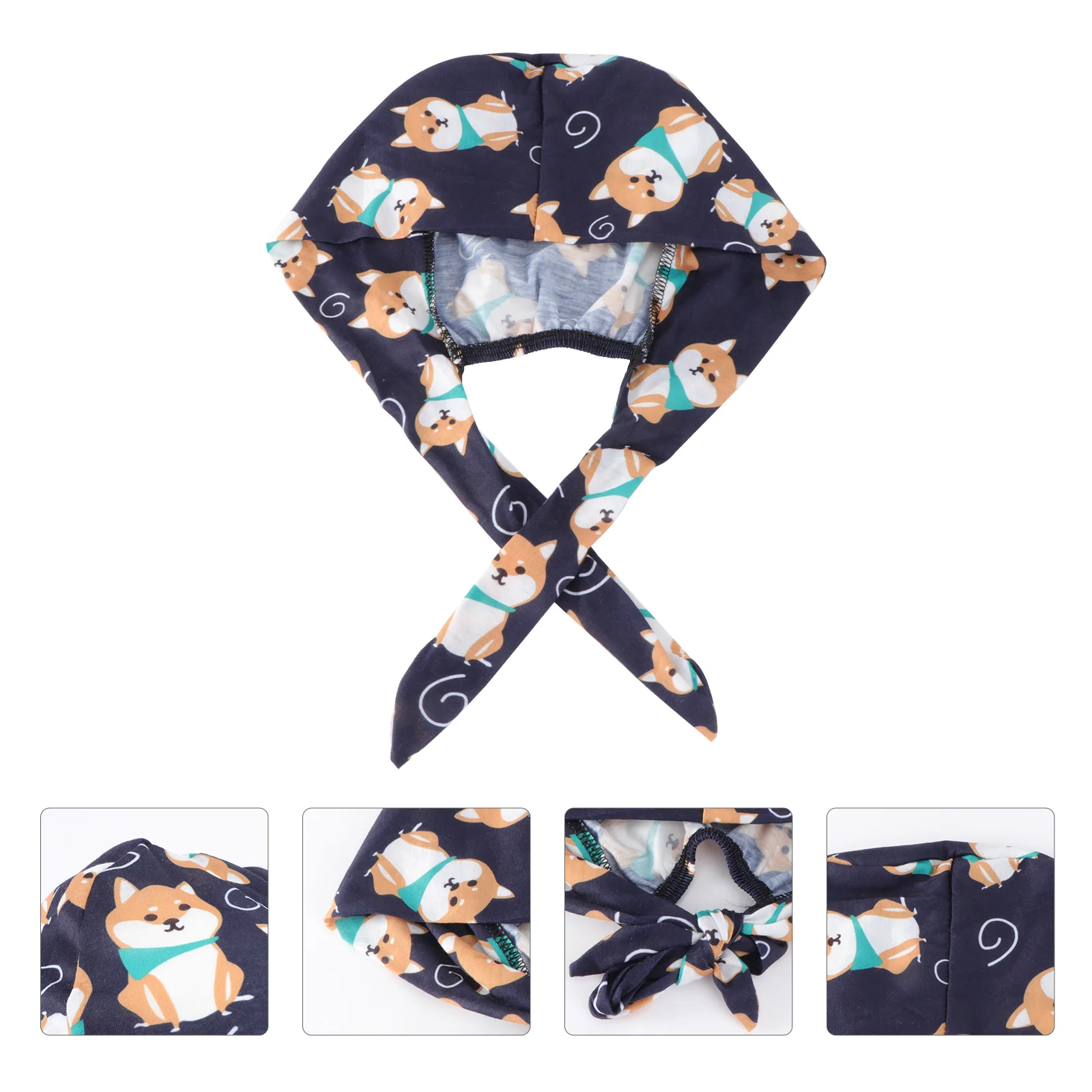 Printed Hat Useful Hat Durable Cotton Hat (Dog, 28x14cm) Work Work Hat Cotton Work Cap Cotton Printing Cap