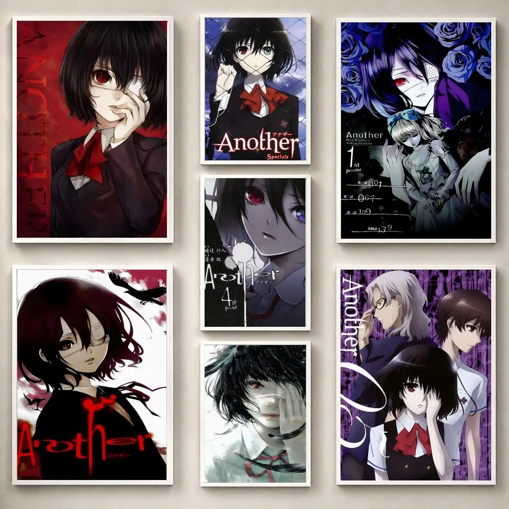Anime A-Another Poster PP Self-Adhesive Removable HD Waterproof Wall art Suitable Bedrooms Living Rooms Gifts