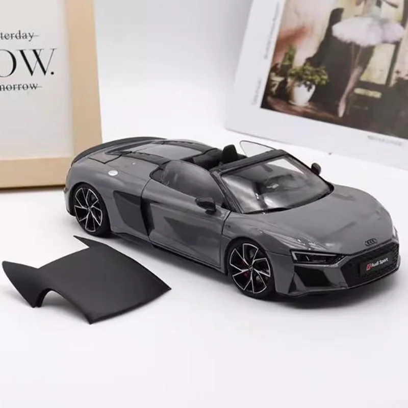 1:18 R8 Coupe Sports Car Simulation Alloy Full-open Car Model Show Display Collection Gift Toy Souvenir Ornament Decoration