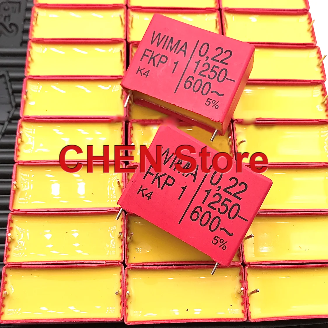 1PCS NEW red WIMA FKP1 0.22UF/1250V P37.5MM 1250V224 Audio capacitor 1250VDC 600VAC 220NF FKP-1 224/1250V 224