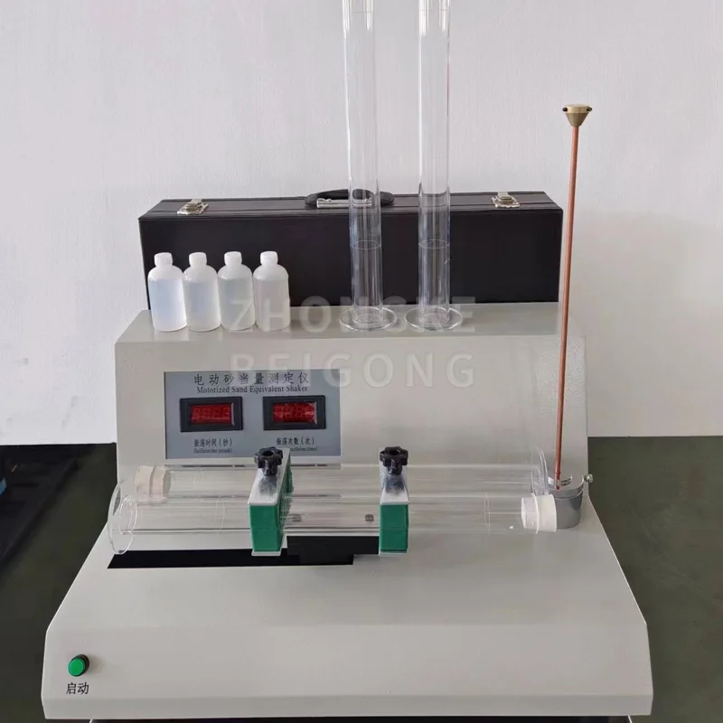 Electric Tester Sand Equivalent  for Emulsion Asphalt and Slurry Sealer and Micro Surfacing Mix Design Test