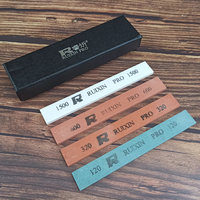 Sharpening Stone set Knife Sharpener Knife Whetstone for Kitchen Knife Sharpener Easy Carry  Whetstone Stone RUIXIN PRO