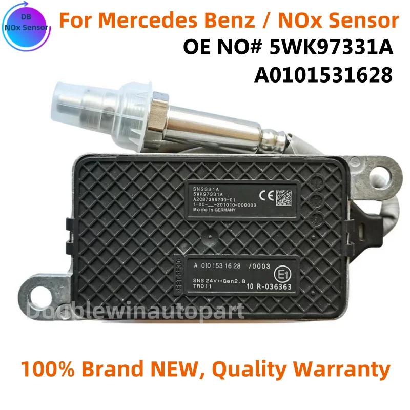 5WK97331A A0101531628 NEW Nitrogen Oxide NOx Sensor For Mercedes Benz Actros Axor Euro 6 Truck 0101531628