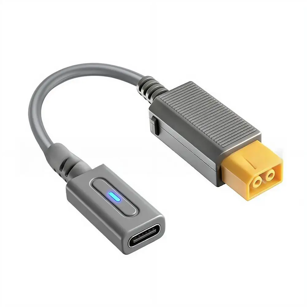 Cable de alimentación tipo C de 45W para Wii U, cable portátil de carga rápida PD de 12cm para consola Wii U, adaptador de fuente de alimentación para juegos