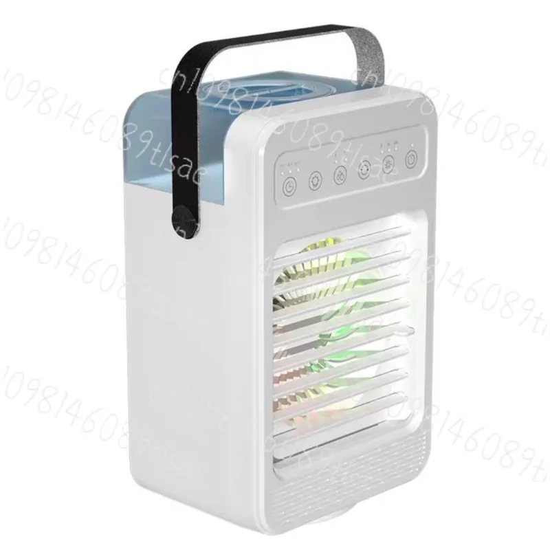 

Портативный персональный воздухоохладитель — испарительный вентилятор с распылителем тумана и 7-цветной светодиодной подсветкой