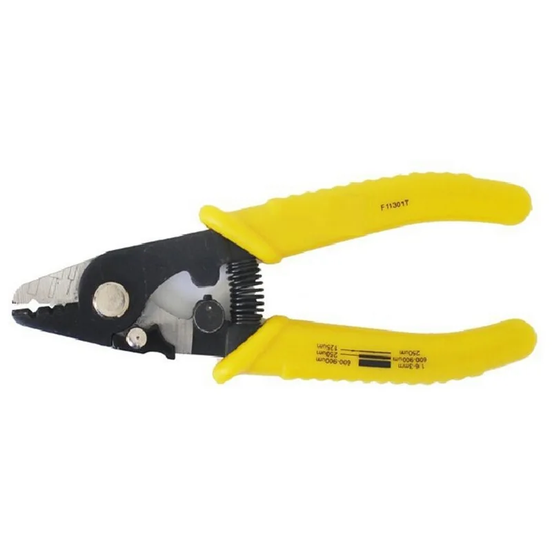 FTTH Tri-Hole Fiber Optic Stripper, Miller Wire Stripper, F11301T, Clamp, Stripping Pliers