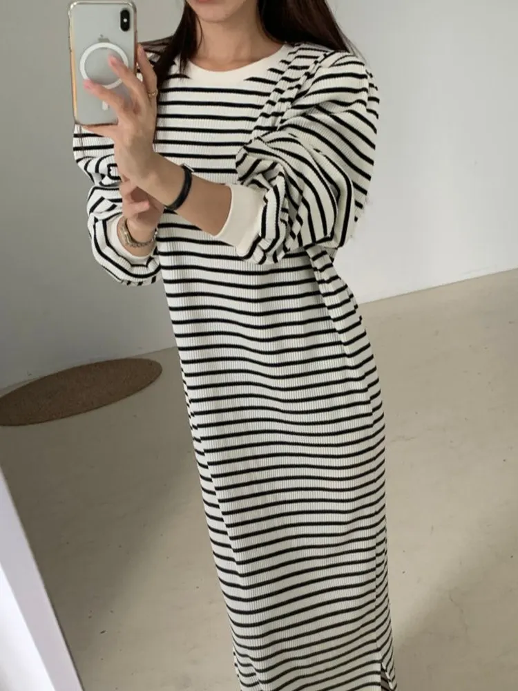 Chic Striped Sweati…