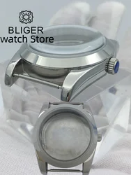 BLIGER 36mm/40mm domed glass watch case fit NH35 NH36 ETA2824 2836 Miyota8205 8215 821A Mingzhu DG2813 3804 PT5000 movement