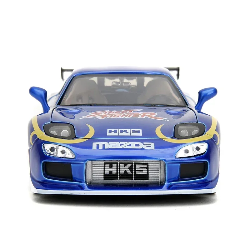 

JADA 1:241993 RX7 легкосплавный автомобиль, литье под давлением и игрушечный транспорт, модель автомобиля, миниатюрная масштабная модель автомобиля для детей