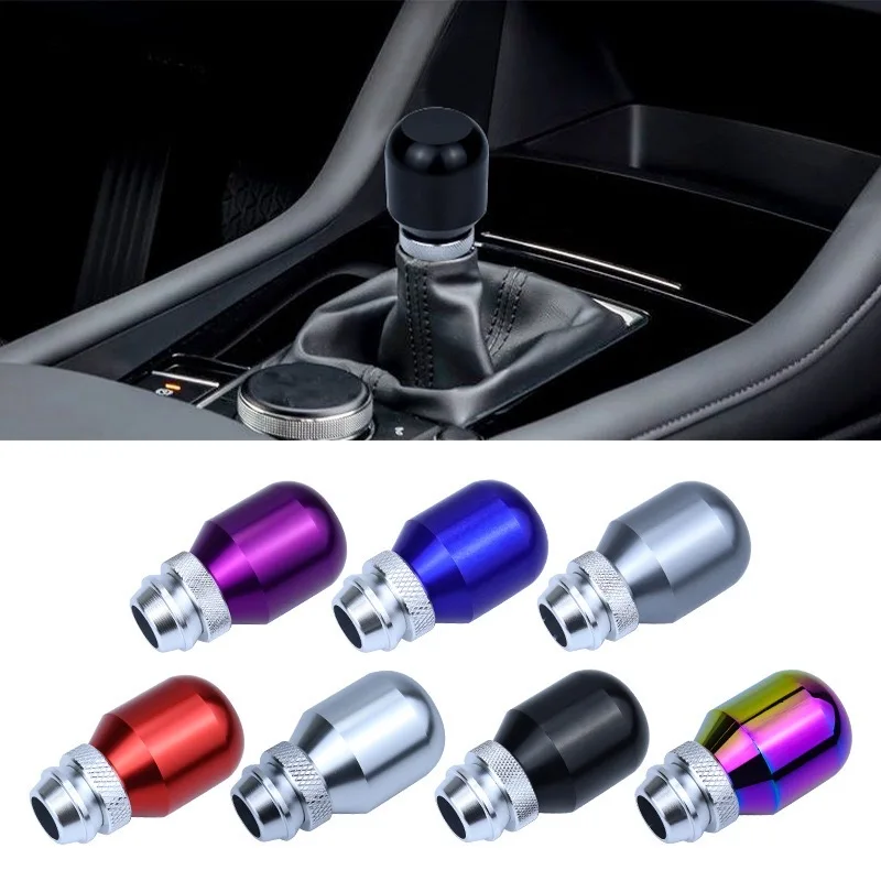 

Universal 5 Speed 5R Car Aluminum Manual Gear Shift Knob Stick MT AT Red Line Gearstick Lever Shifter Knob
