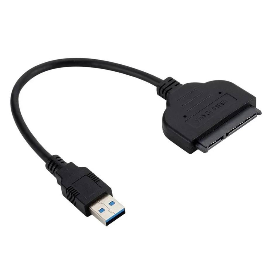 Grwibeou usb sata 3 cabo sata para usb 3.0 adaptador até 6 gbps suporte 2.5 Polegada externo ssd hdd disco rígido 22 pinos sata iii 2.0