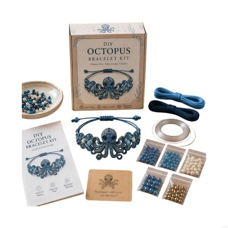 CORB Kids Bracelet Making Set with Adjustable Wearable DIY Craft Activity