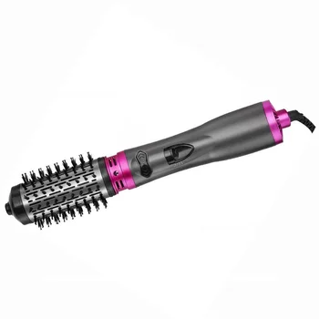 Image 3 in 1 Round Rotating Volumizer Styler Rotating Hair Brush Automatic Rotating Styler Ionic Hair Brush hot air Dryer