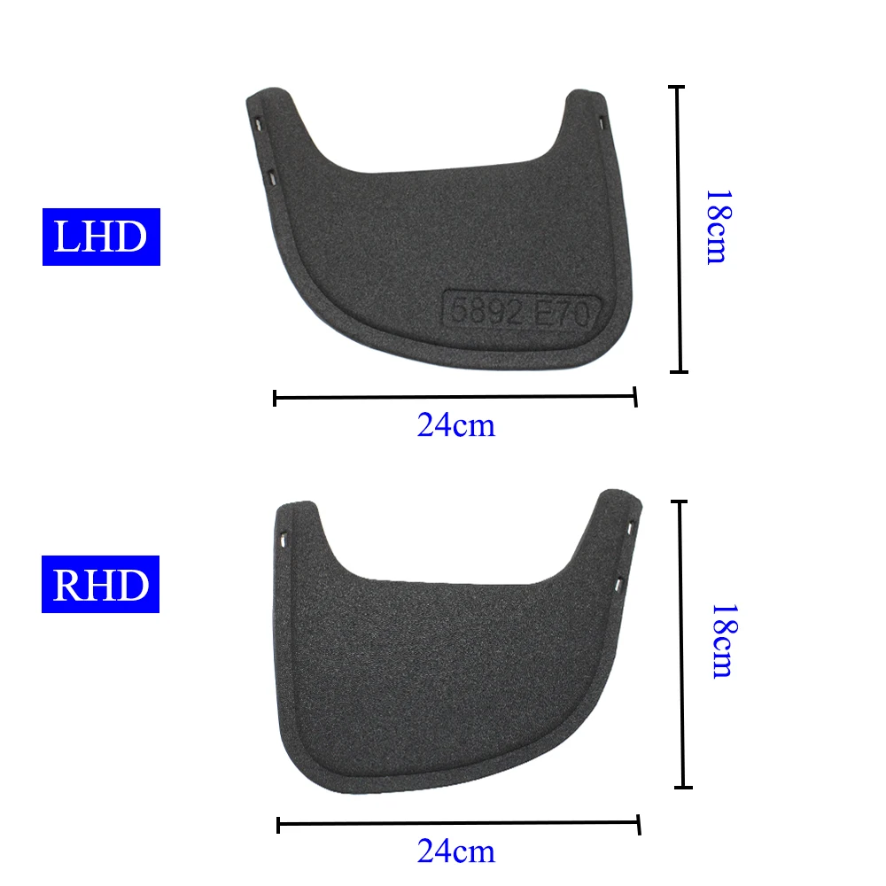 Interior Car Front Dashboard Steering Wheel Lower Sponge Backplate Cover Replacement For BMW X5 X6 E70 E71 E72 2007-2014