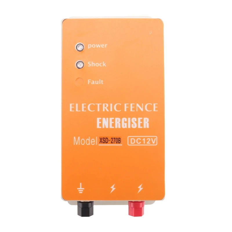 BEAU-10KM Electric Fence Solar Energizer Charger Controller High Voltage Horse Cattle Poultry Farm Animal Fence Tools