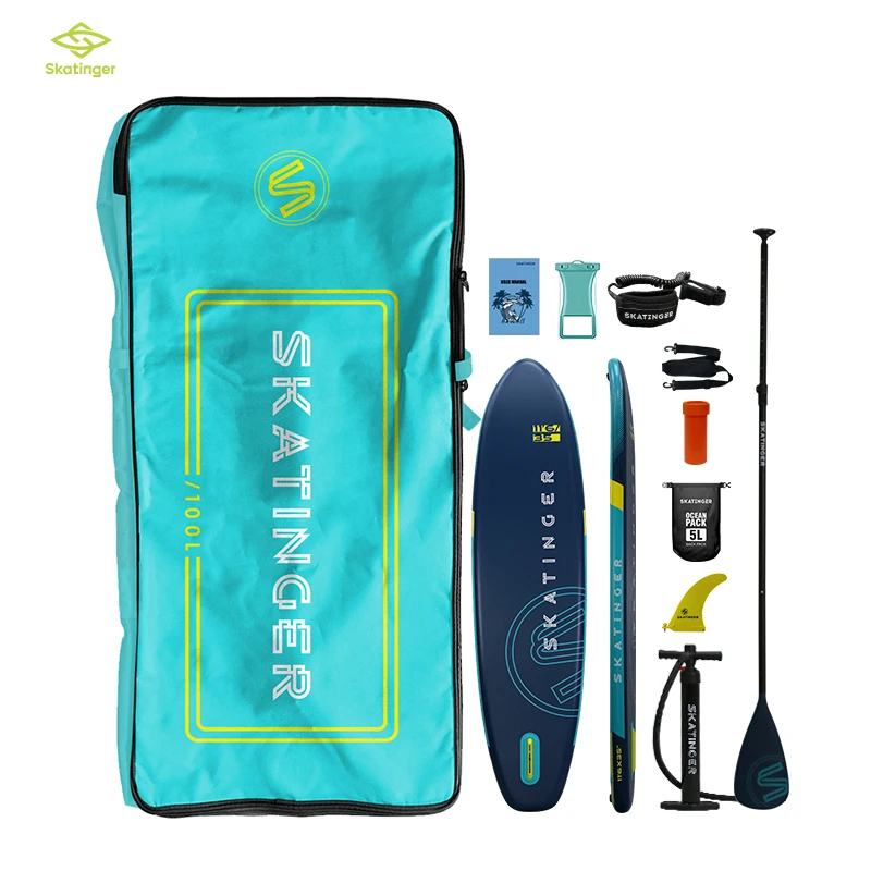 Skatinge yoga extra wide stand up surfing inflatable paddle board paddleboard