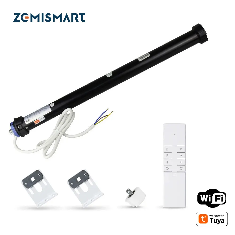 Zemismart WiFi Roller Blind Motor for 50mm Tube  Alexa Google Home Control Motorized Shutter Engine Work with Tuya Smart Life