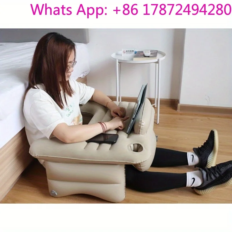 New inflatable computer desk home leisure inflatable table portable desktop simple desk
