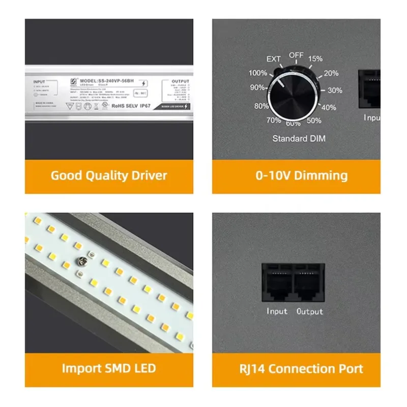 الطيف الكامل 660nm IR 480w Led تنمو ضوء LM301B/281B الأحمر LED ضوء النباتات المائية تنمو مصباح ليد #5
