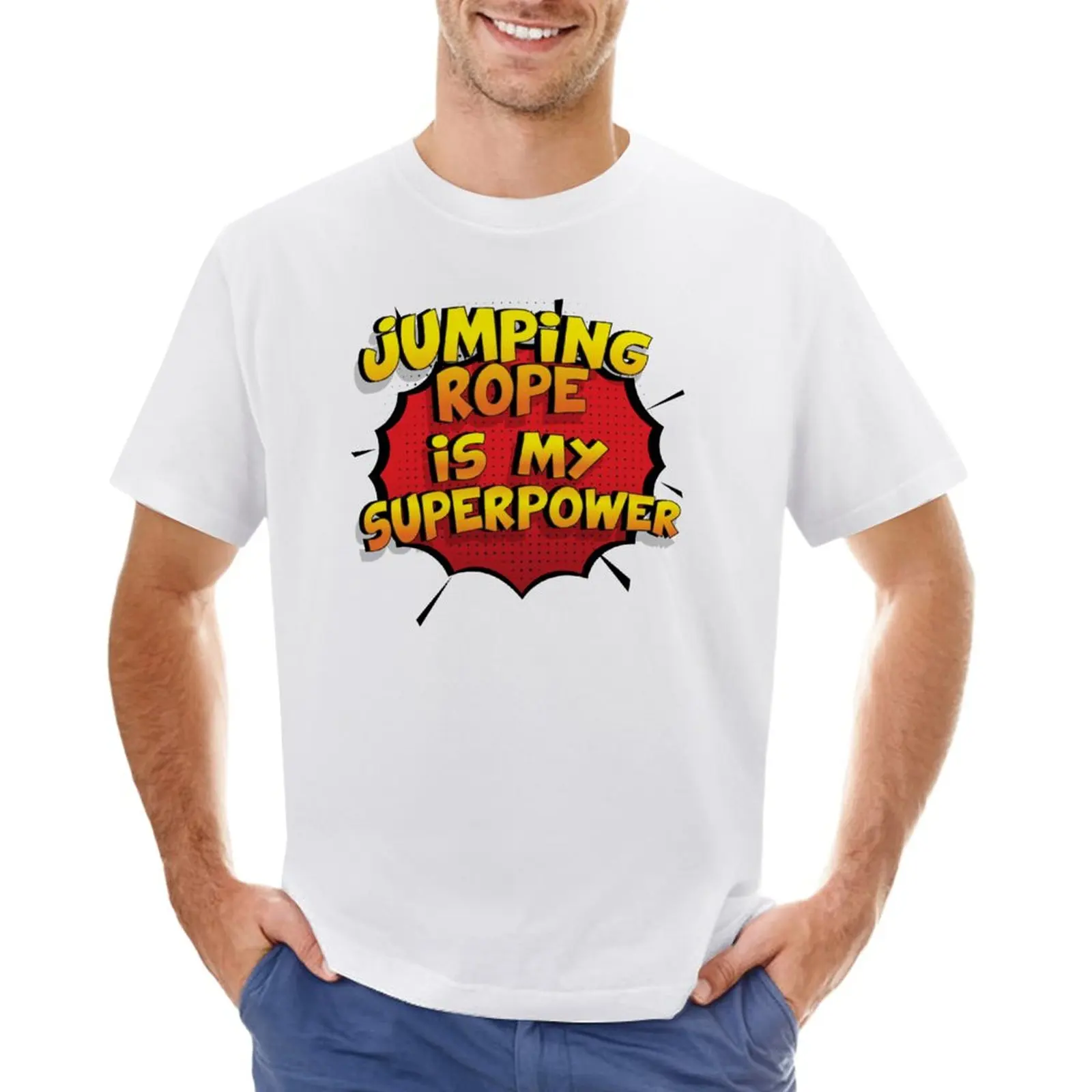 

Jumping Rope is my Superpower Funny Design Jumping Rope Gift T-Shirt animal prinfor boys sublime customs men t shirts