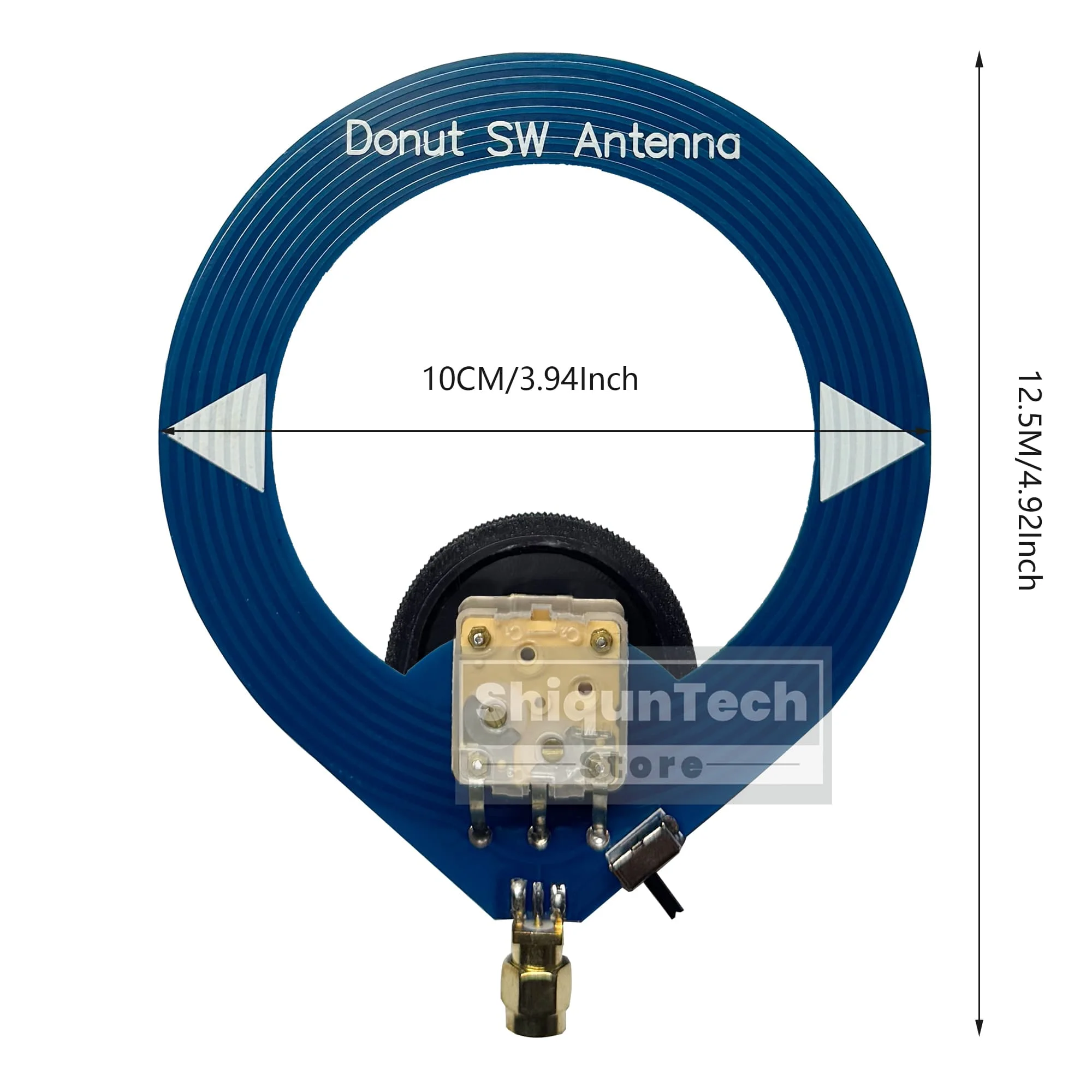 High Impedance Amplifier Donut Antenna Circle Looping DonutAntenna SW AM WB 4MHz-24MHz 500kHz-2000kHz For RT-880 RT-860G Radios