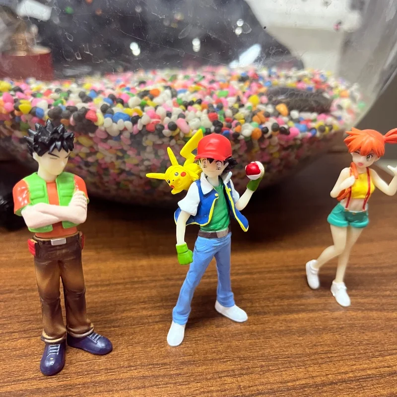 8 سنتيمتر البوكيمون الرماد كيتشوم الكرتون بولي كلوريد الفينيل رائعة اليدوية نموذج سطح المكتب حلية لعبة المقتنيات عيد الميلاد هالوين طالب هدية