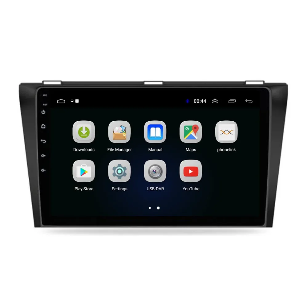 Lecteur vidéo de limitation d'autoradio Android 13 pour Mazda 3 bk, navigation GPS, Carplay, Auto DVD, 5G, WiFi, 2 Din, 2004-2009