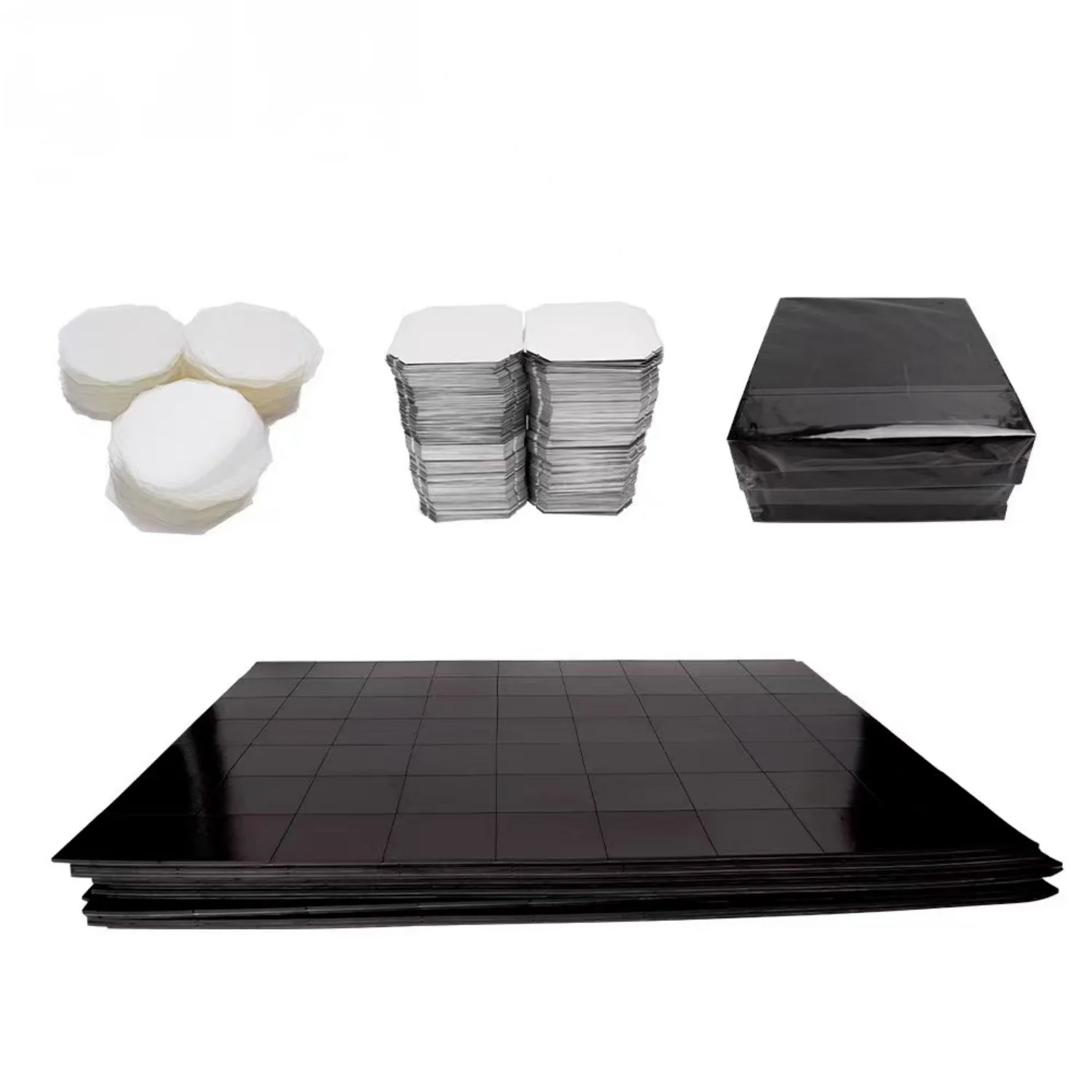 500sets 50*50mm Supplies 2*2in Square Photo Fridge Magnet Materials