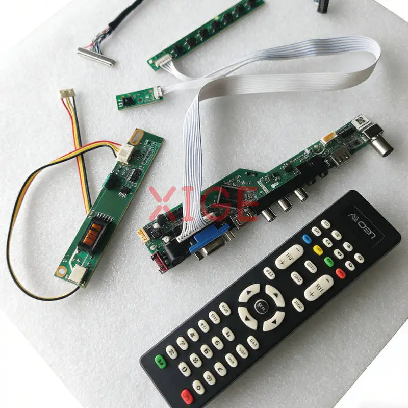 

Для QD15TL03 QD15TL02 QD15TL04 QD15TL01 матричный контроллер приводная плата DIY Kit 1280*800 1CCFL 1280x800 HDMI + VGA + AV + USB LVDS-30Pin