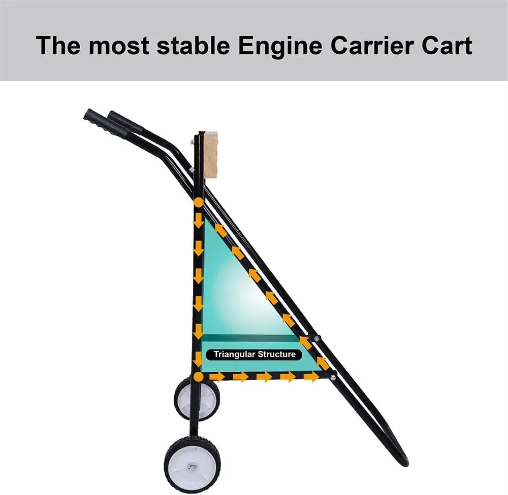 Outboard Boat Motor Stand Carrier Cart Storage Pro Heavy Duty Multi Purposed Engine Stand