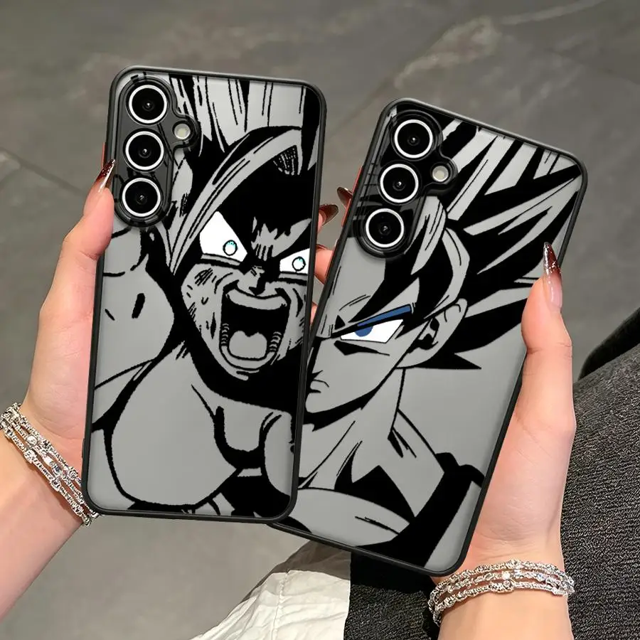 Phone Cover Case for Samsung Galaxy A53 A73 A33 A54 A17 A52 A16 A15 A35 A14 A23 A56 A55 A52S A72 A34 A36 Luxury D-Dragons Balls