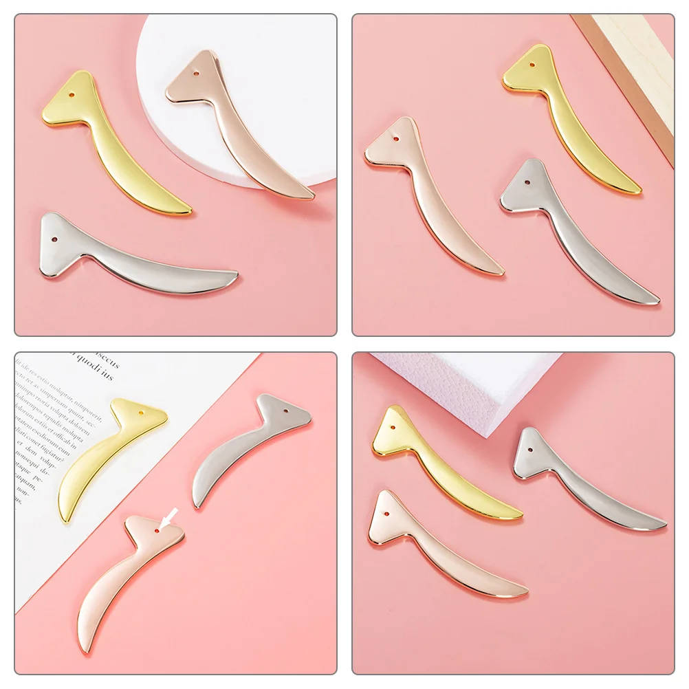 3 pezzi crema per gli occhi bastone da massaggio massaggiatore facciale leggero portatile a forma di T asta per la cura della pelle degli occhi strumento applicatore per massaggio viso