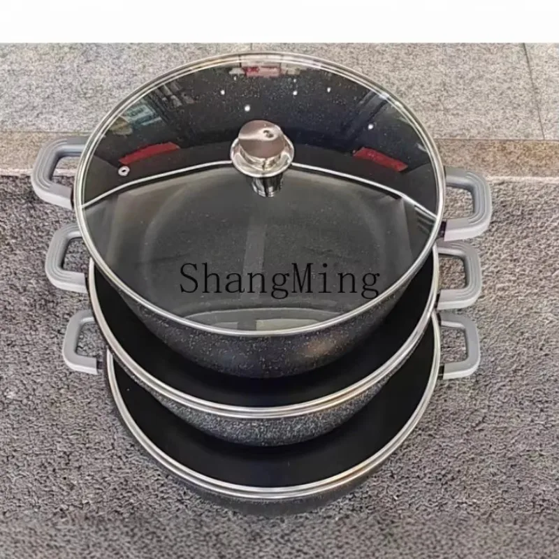 CLL large size set, double bottom die-casting high soup pot set