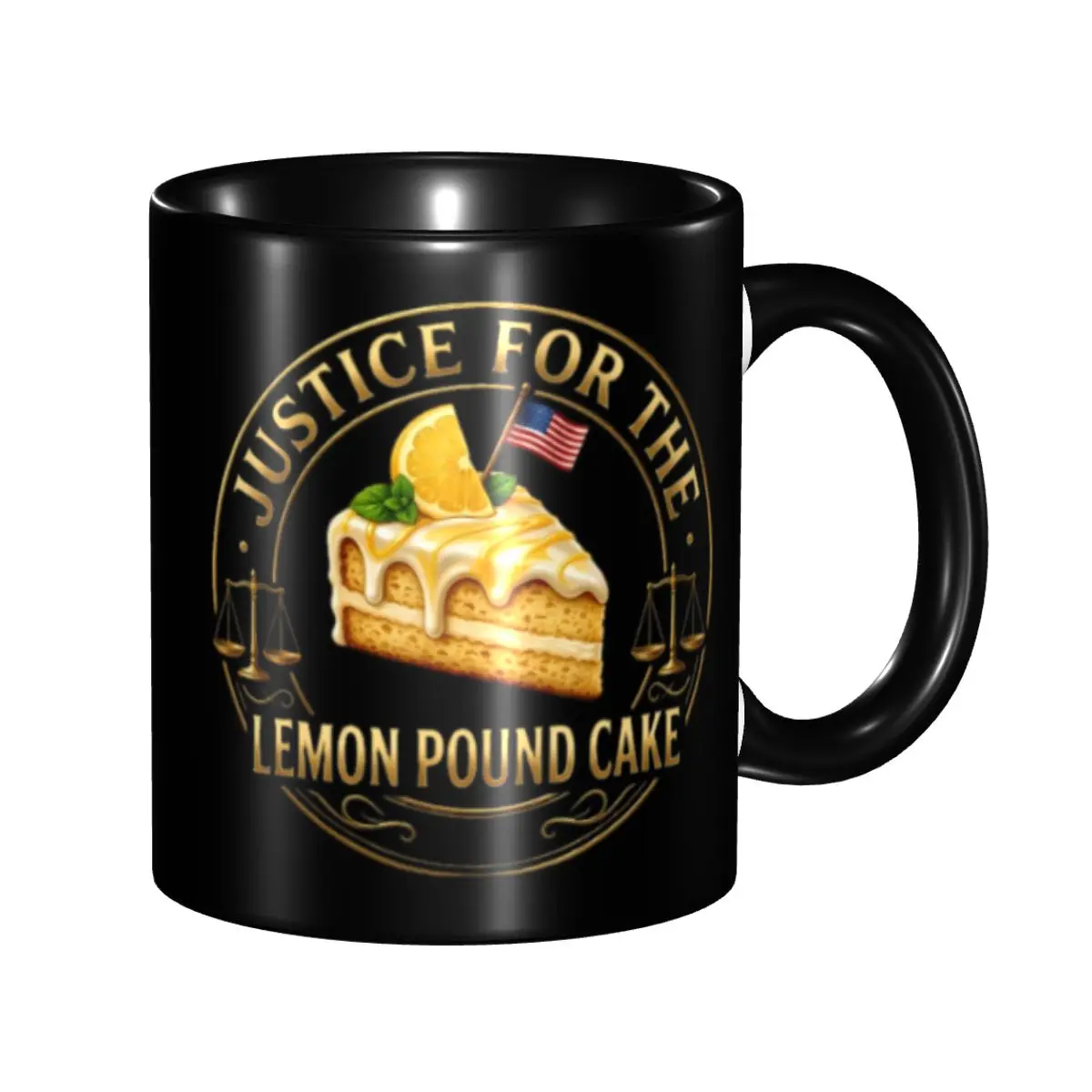 Afroman Justice For Lemon Pound Cake Merch Coffee Mug Fun Tea Cups Gift