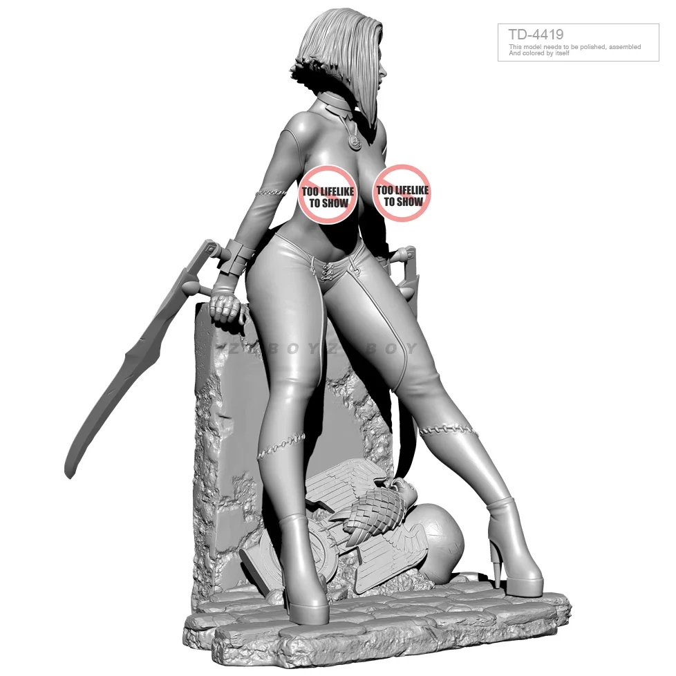 50MM 75MM Resin model kits figure beauty colorless and self-assembled （3D Printing ）TD-4419