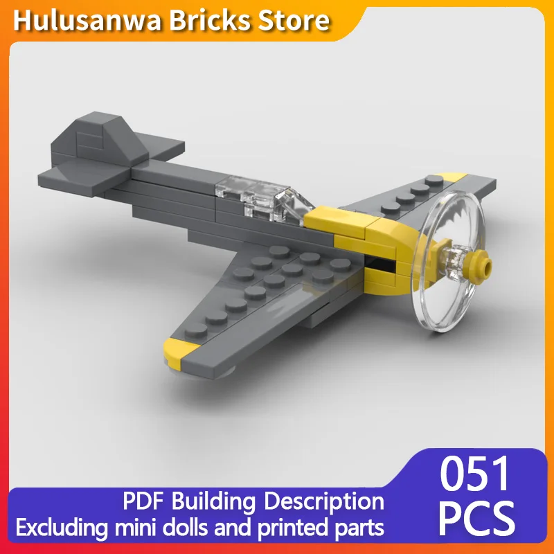 

109E WW2 военные истребители MOC строительные кирпичи военное оборудование модульные технологии подарки праздник сборка детские игрушки костюм