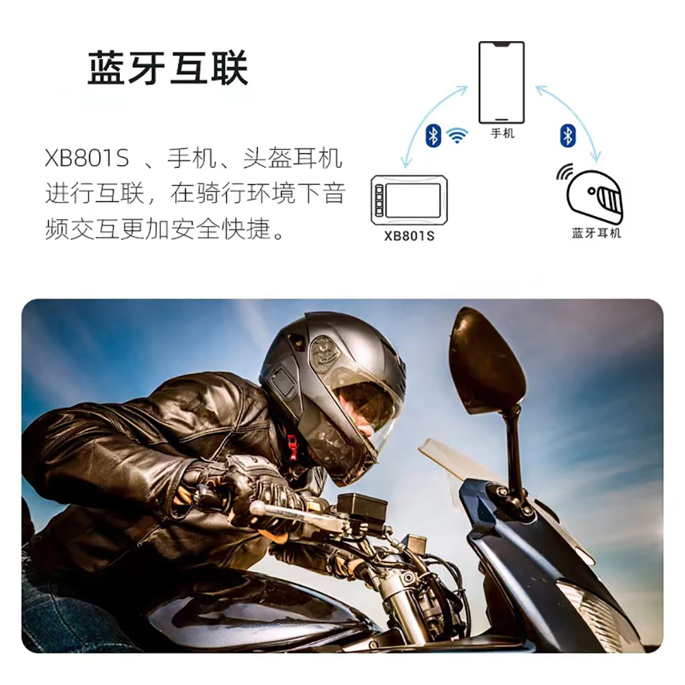 Водонепроницаемый мотоциклетный GPS-навигатор, 3,5-дюймовый экран высокой четкости, мотоциклетный навигатор, GPS-навигатор, беспроводная связь