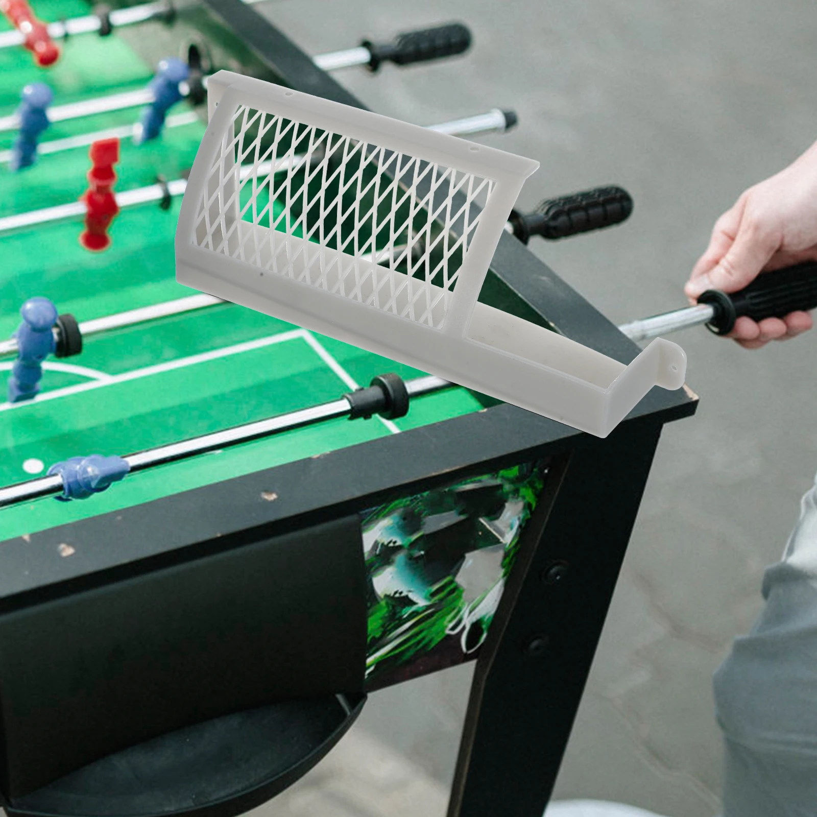 

Foosball Table Net Replacement Heavy Duty Plastic Goal Mesh Ball Collection Box For Table Soccer Durable Foosball Goal